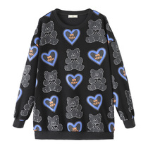 Shangxiu Plus Size Womens Clothing 2022 Autumn Clothes 200 Jin Fat Girl Plus Size Fashion Age Reducing Sweatshirt Top