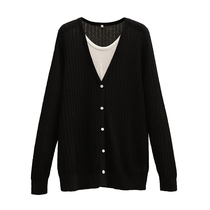 Fashion Show Big Code Womens Dress 2022 Spring 100 Hitch Fat Sister Fashion Fake Two Knit Sweater Jersey Blouse