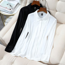 Shang Show Big Code Woman Dress Fat Mm Shirt Woman Design Sensation Small Crowd senior feel the new 2022 Early spring blouses