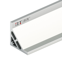 Aluminum profile 90 degree heavy industrial aluminum profile angle aluminum L-type bracket oxidation industrial 6063 aluminum tube (customized)