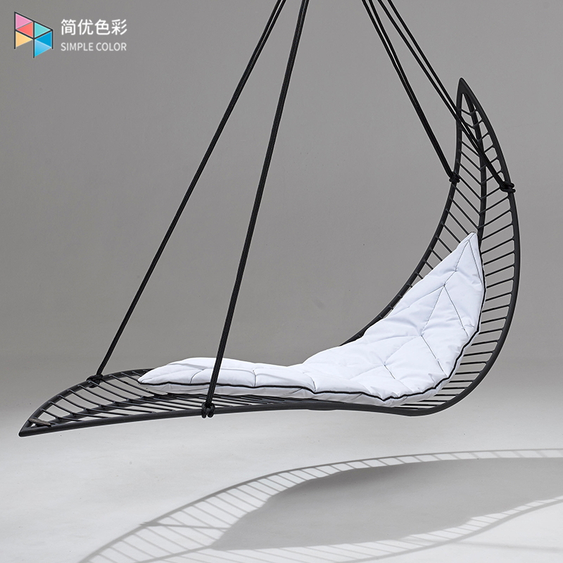 Rocking chair Swing Basket BASKET ROOM EXTERNAL DEVICE SCOOTERS LEAF IRON ART COLOR MINJUKU LEISURE HOTEL VILLA OUTDOOR HAMMOCK