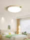 Full spectrum cream style bedroom ceiling lamp French small round beanie lamp eye protection room lamp simple ultra-thin ceiling lamp