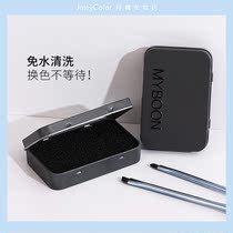 MYBOON Mai Ben Makeup Brush Activated Charcoal Cleaning Sponge Case Makeup Eye Shadow Blush Brush Cleaning Tool Cleaning
