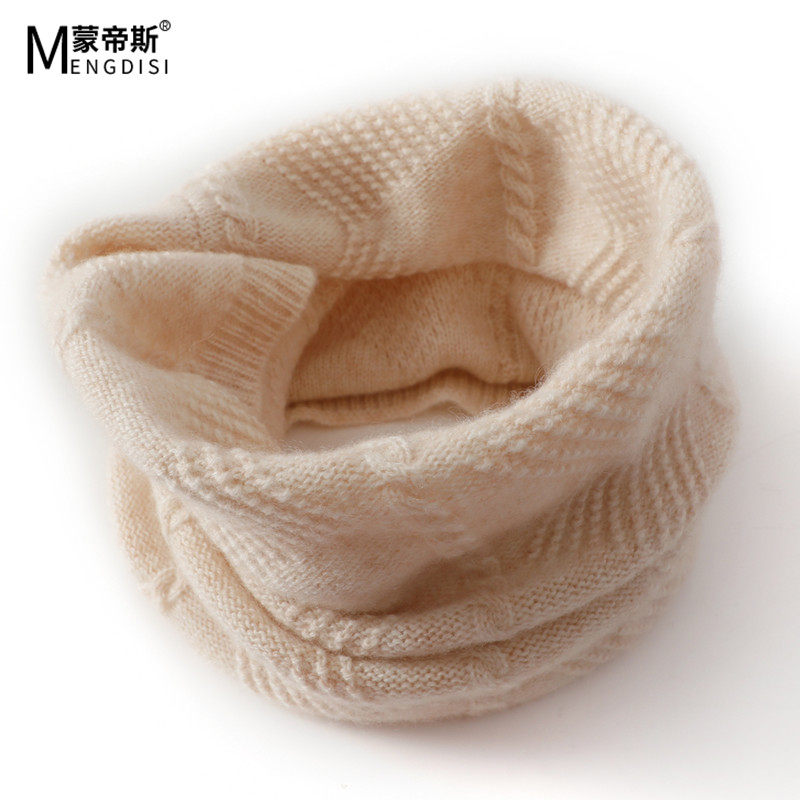 Fall/winter cashmere collar men's and women's thickened cold-proof warm collar neck protection cervical vertebra Korean Joker small scarf