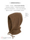 New Autumn and Winter 100% Cashmere Hat for Women, Integrated Headscarf and Hat, Large Head Size, Warm Balaclava