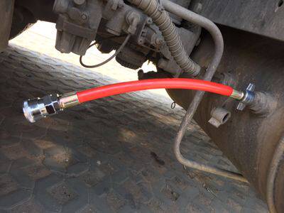 Truck Truck Taking Windpipe Spring Pipe Wind Pipe High Pressure Blown Dust Gun Hot Wind Gun Dust Removal Suit Gas gas Joints Gas Tank