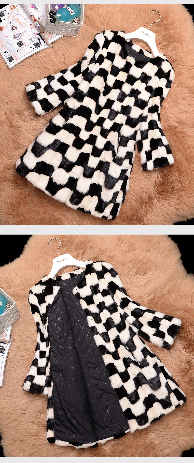 Manteau de fourrure femme ZOENUU   - Ref 3175234 Image 13