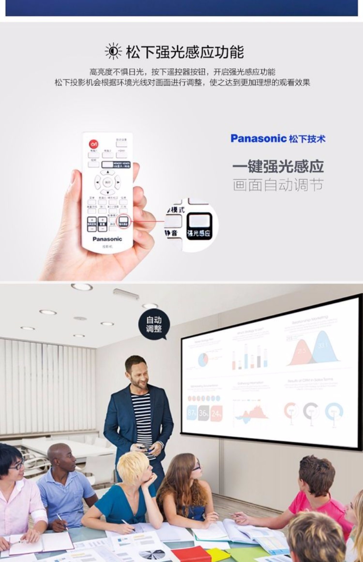 Máy chiếu văn phòng kinh doanh máy chiếu Panasonic PT-WX4200 giáo dục đầu tư trực tiếp HD