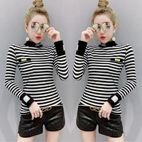 Осенний весенний приятный телу лонгслив, коллекция 2021, в западном стиле, облегающий крой