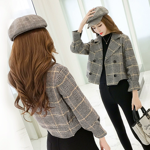 Небольшая куртка, осенний костюм, в стиле Шанель, подходит для подростков, коллекция 2022