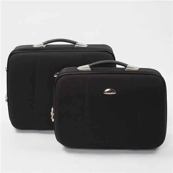 Boutique men's business official document bag/suitcase short 15 -inch/17 -inch printed logo
