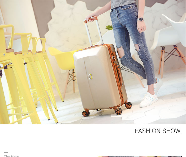 Hành lý con trường hợp xe đẩy nữ 24 inch vali nam 26 inch Hàn Quốc hộp da phổ wheel 20 inch nội trú vali giá rẻ