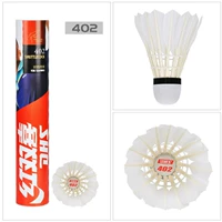 Red Shuangxi 401 бадминтон 12 столовые волокно тренировки 402 соревнование Composite Cork Ball Head 403 не может играть в гнилые гусиные перья