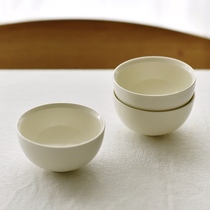 -Taoyuan Daily-Fat white mouth tableware Rice Bowl soup bowl two sizes of white