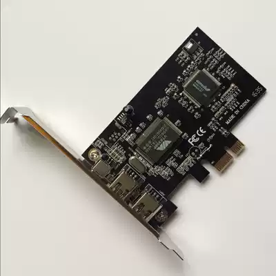 Half height PCI-E to 1394A capture card PCI-E1394 card DV HDV HD video small main case 1394A card