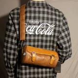 Оригинальная сумка для телефона подходит для мужчин и женщин, универсальная сумка на одно плечо, нагрудная сумка, Южная Корея