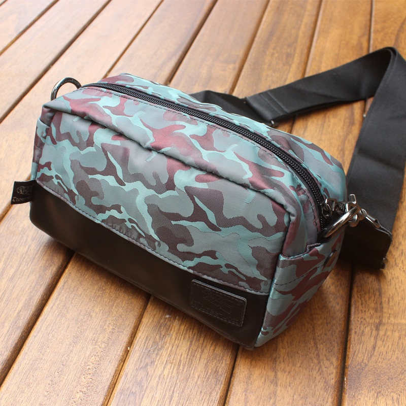 threebox Japanese and Korean personality men's and women's single shoulder bag casual ribbon oblique cross men's bag tide bag men's small shoulder bag large capacity