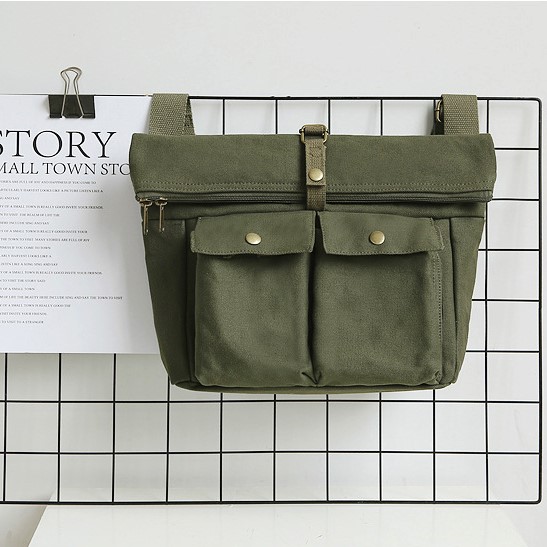 New 2019 Canvas Slanted Satchel Bag Men Bag Casual Fashion Single Shoulder Bag Sports Breathable Wear-proof Multi-functional male satchel