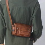 Рюкзак подходит для мужчин и женщин, сумка через плечо для отдыха, модная трендовая спортивная сумка, в корейском стиле, из натуральной кожи