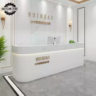 Cashier counter Commercial beauty salon front desk hotel bar simple modern shop reception desk atmospheric hotel counter