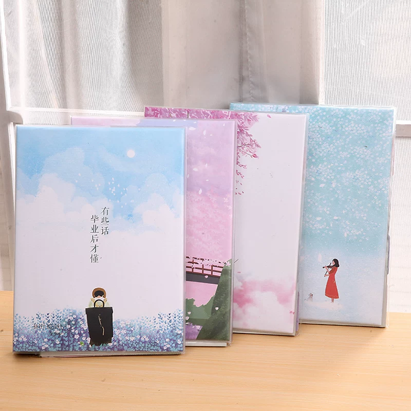 Retro photoalbum for students, tear-off sheet, for secondary school