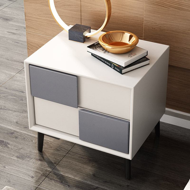 Bed Head Cabinet Solid Wood Bedrooms Simple modern bedside bedside Bedside Locker web Red-ins Wind Extreme minimalist cupboards