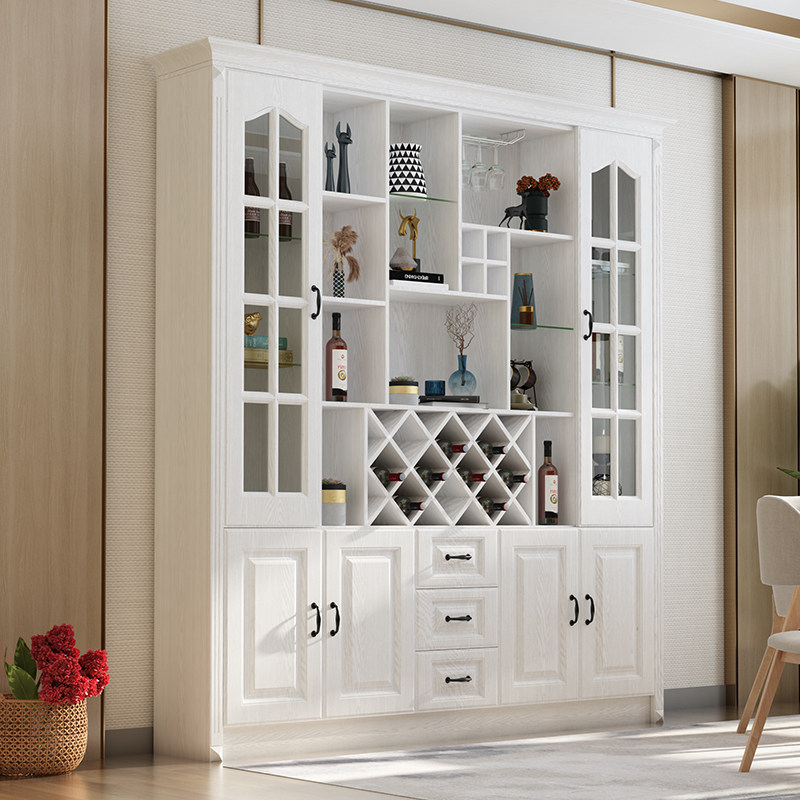 Wine Cabinet Dining Cabinet Integrated By Wall Large Capacity Modern Simplicity New Chinese Style Accommodation Dining Room Cabinet