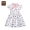 Váy bé gái 2019 quần áo bé gái mùa hè Hàn Quốc giản dị cotton tình yêu thư mở cổ áo chuỗi áo - Váy