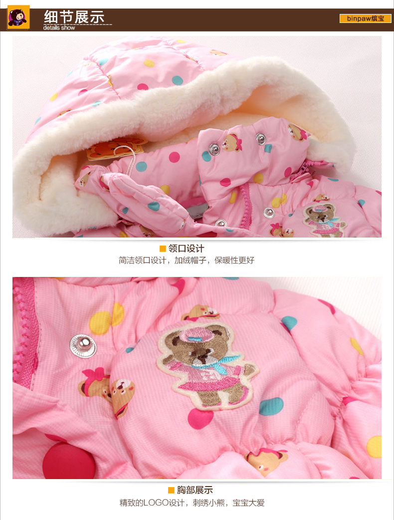 Manteau pour fille BINPAW - Ref 2164269 Image 27