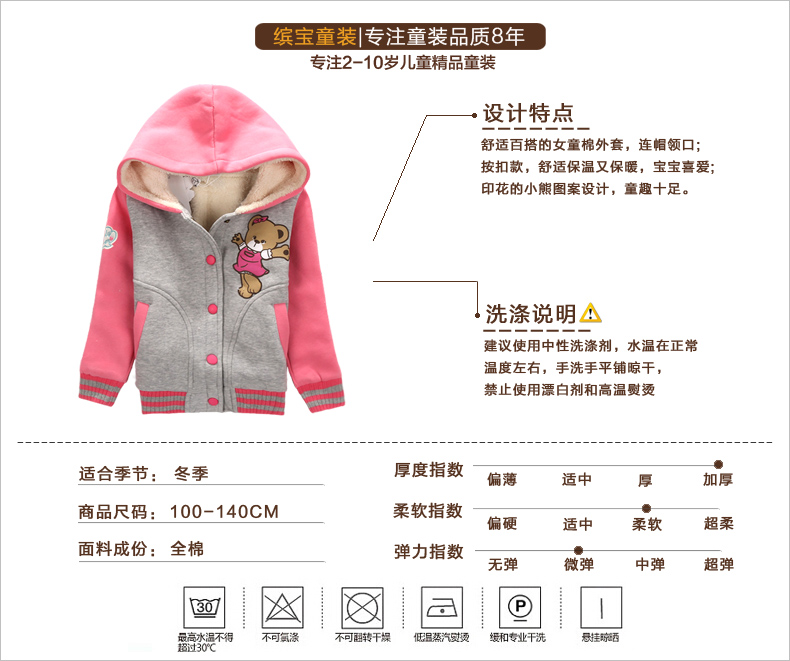 Manteau pour fille BINPAW - Ref 2164305 Image 17