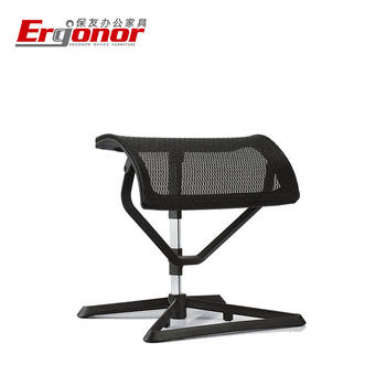 Lianyou Reclining Footrest for Lunch Break, Sofa Footrest, Foldable Breathable Mesh, Adjustable Height