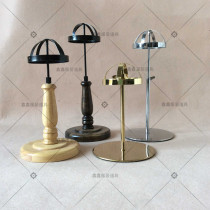 New hat wig display stand head mold fake head mold props metal head mold adjustable height