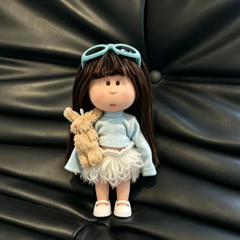 14cm Spanish Potato Doll Lanyard Doll Pendant Girl Keychain Doll Toy Plush Toy 14cm Spanish Potato Doll Lanyard Doll Pendant Girl Keychain Doll Toy Plush Toy