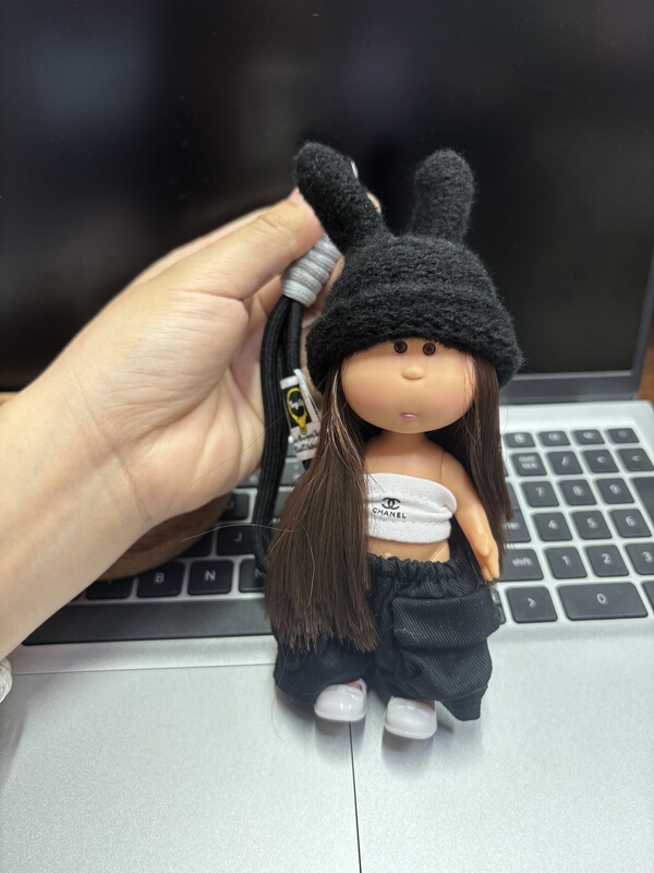 14cm Spanish Potato Doll Lanyard Doll Pendant Girl Keychain Doll Toy Plush Toy 14cm Spanish Potato Doll Lanyard Doll Pendant Girl Keychain Doll Toy Plush Toy