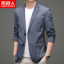 Antarctic spring and autumn suits mens casual business casual casual slim suit jacket dad top single West