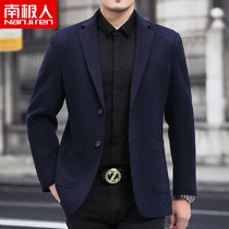 Antarctic autumn and winter new double-sided wool woolen suit mens woolen jacket business casual suit jacket