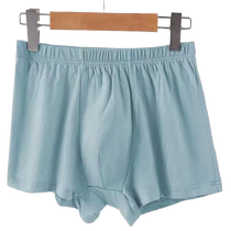 Summer new style middle-aged mens high-waisted loose large-size micro-elastic boxer briefs that are skin-friendly and durable one-piece boxer briefs