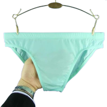Mens Ice Silk Transparent One-Piece Underwear 2024 Summer Low-Waist Seamless Seamless Low-Waist Thin Briefs