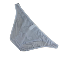 Mens briefs ice silk fashionable low-waisted slim fit stretchy and personalized Korean style simple style one-piece shorts