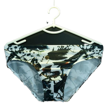 Summer mens low-waist briefs ice silk breathable transparent traceless thin breathable traceless skin-friendly shorts