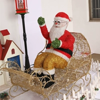 1,5 метра снежного автомобиля (не Санта -Клаус)