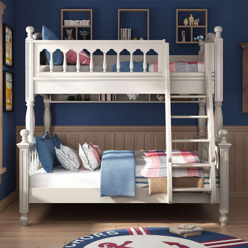 Bunk bed bunk beds of solid wood children bed girl bunk bed bunk beds American bunk bed