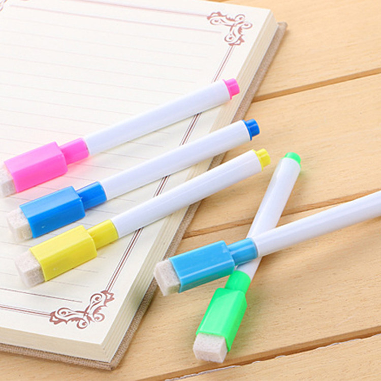 Colorful Core Whiteboard Pens for Children, Erasable Drawing Pens, Water-Based Markers, Easy-To-Erase Baby Watercolor Pens for Writing and Doodling