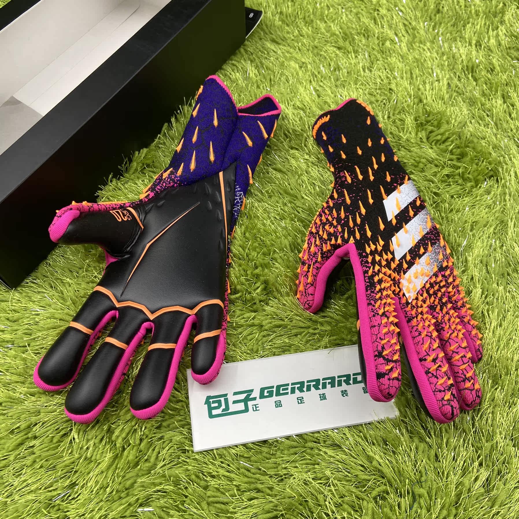 adidas Predator Pro - Black/Shock Pink/Collegiate Purple/White - Mens GK  Gloves