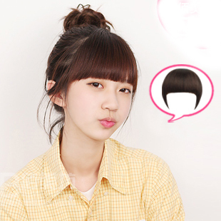 Haute wigs with temples with temples and fake liveless with high temperature silk zippable liveless and sea flat and white hair embellishing the face type