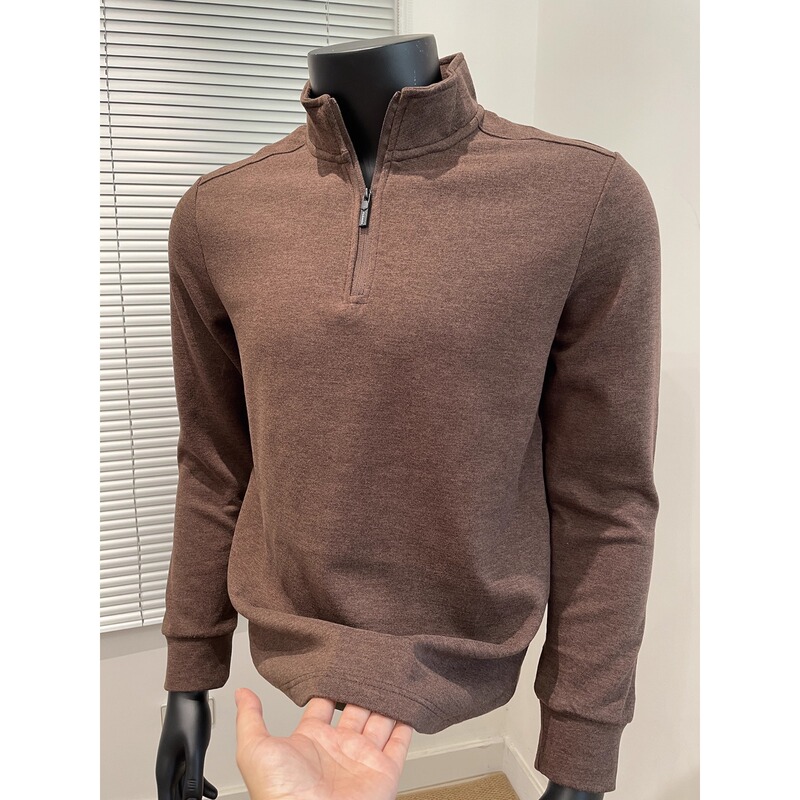 Jeep Jeep Half-Zip Long-Sleeved T-Shirt Men's Autumn and Winter 2026 New Warm Casual Men's Stand-Up Collar Bottoming Shirt
