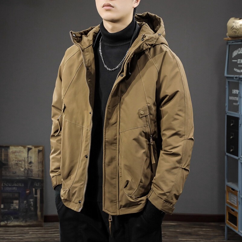 Jeep Jeep Jacket down Jacket Men's Winter 2026 New Waterproof High-End Casual Men's Hooded Jacket Jeep Jeep Jacket down Jacket Men's Winter 2026 New Waterproof High-End Casual Men's Hooded Jacket