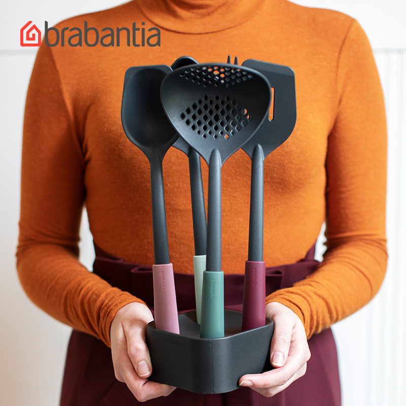 brabantia kitchen tool set Home cooking high temperature resistant spoon shovel colander fork paring knife