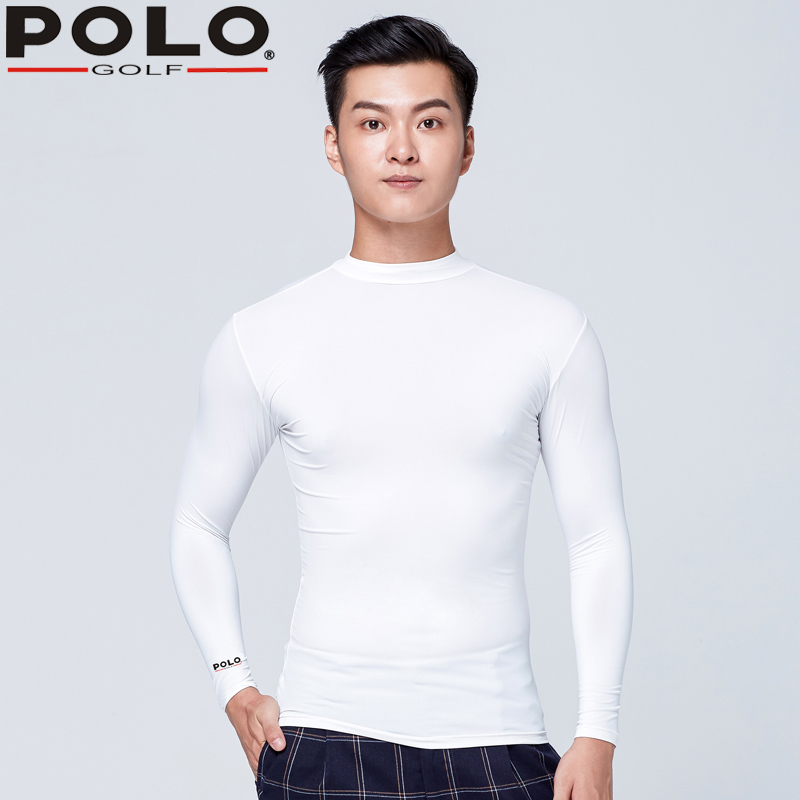 New POLO golf clothing sun protection clothing ice silk tights underwear bottoming shirt men's comfortable long-sleeved T-shirt