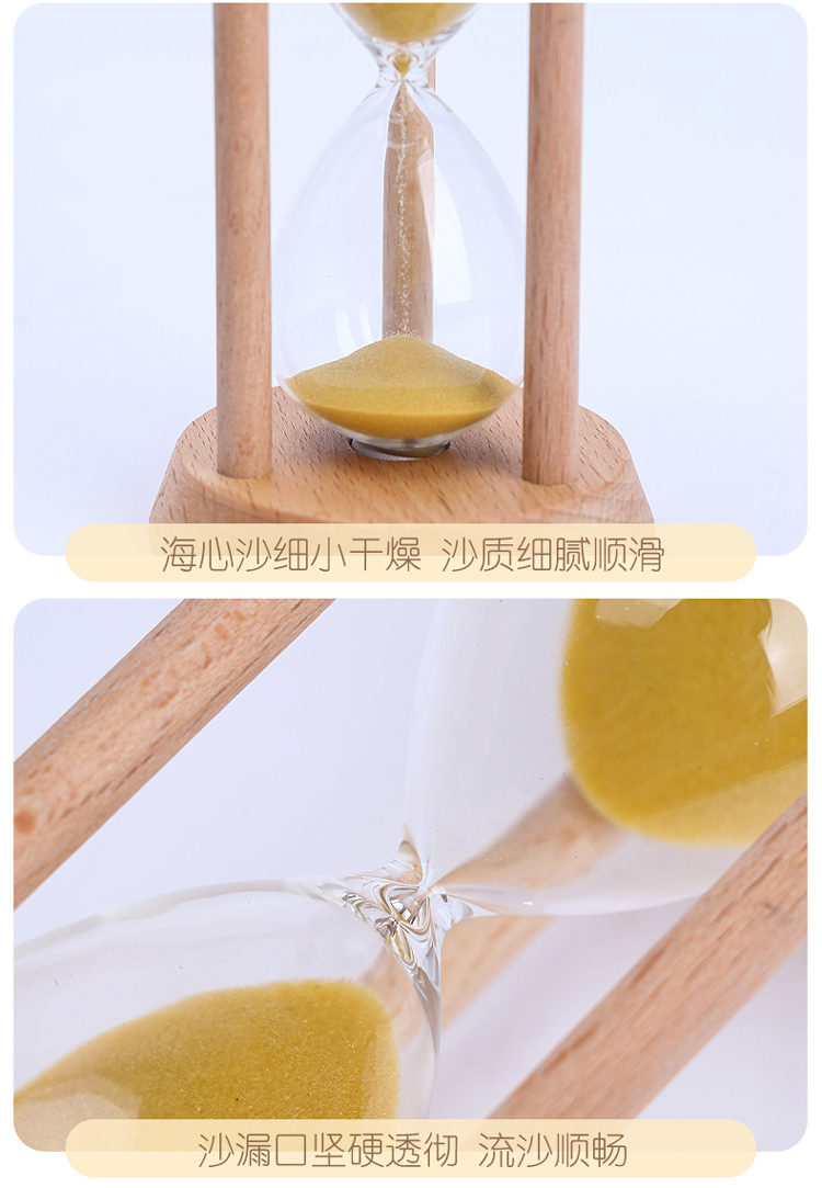 Đồng hồ bấm giờ bằng gỗ đồng hồ 10/15/30 phút sáng tạo đồ trang trí nhỏ quà tặng ngày của giáo viên trang trí nhà chống vỡ phụ kiện trang trí nhà đẹp